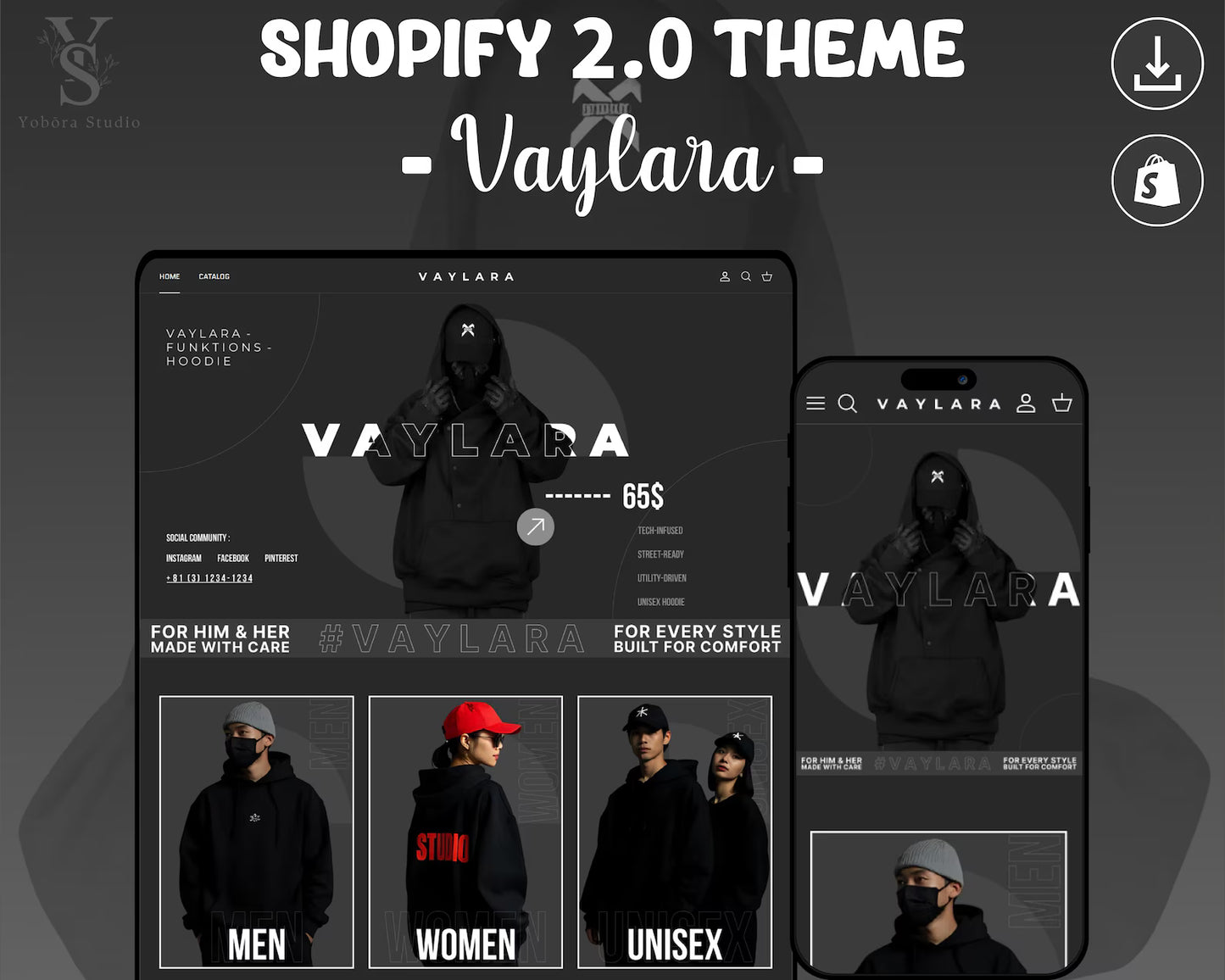Theme Pro Shopify + 2 gifts