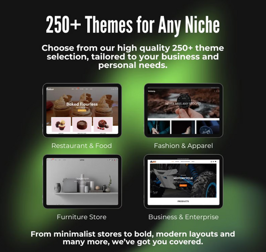 250+ Shopify theme packs