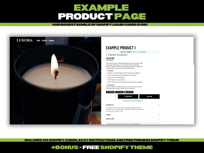 CODES 150+ Shopify